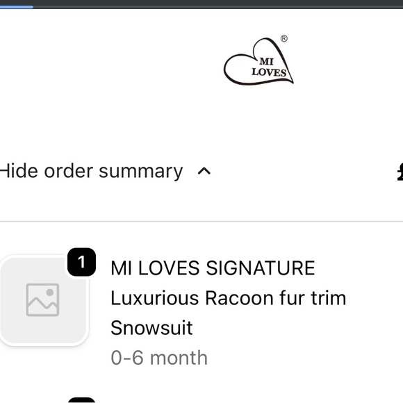 Baby Snowsuit by Mi Loves - NEVER WORN - Picture 7 of 8